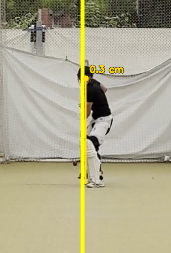 Head on middle/off at release