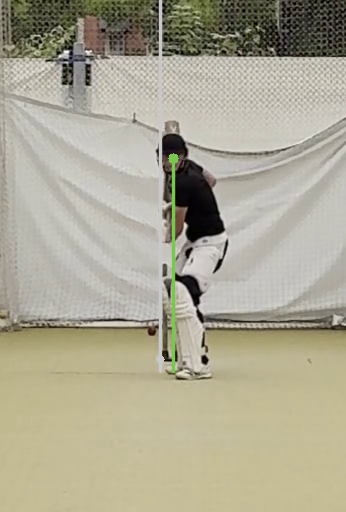 Head inside back toe at release